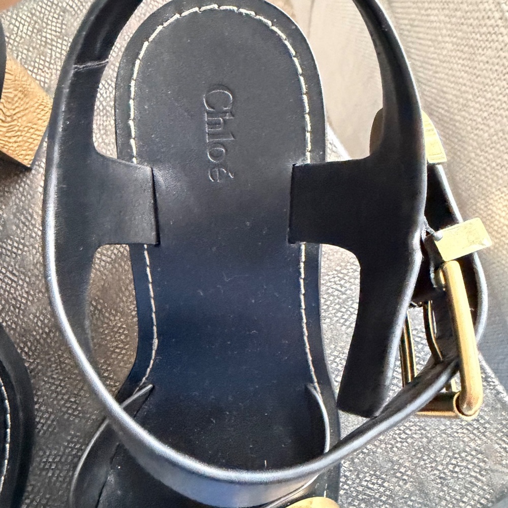 Chloé Women's Rebecca Ankle Strap Slingback Buckled High Heel Sandals - Picture 3 of 11